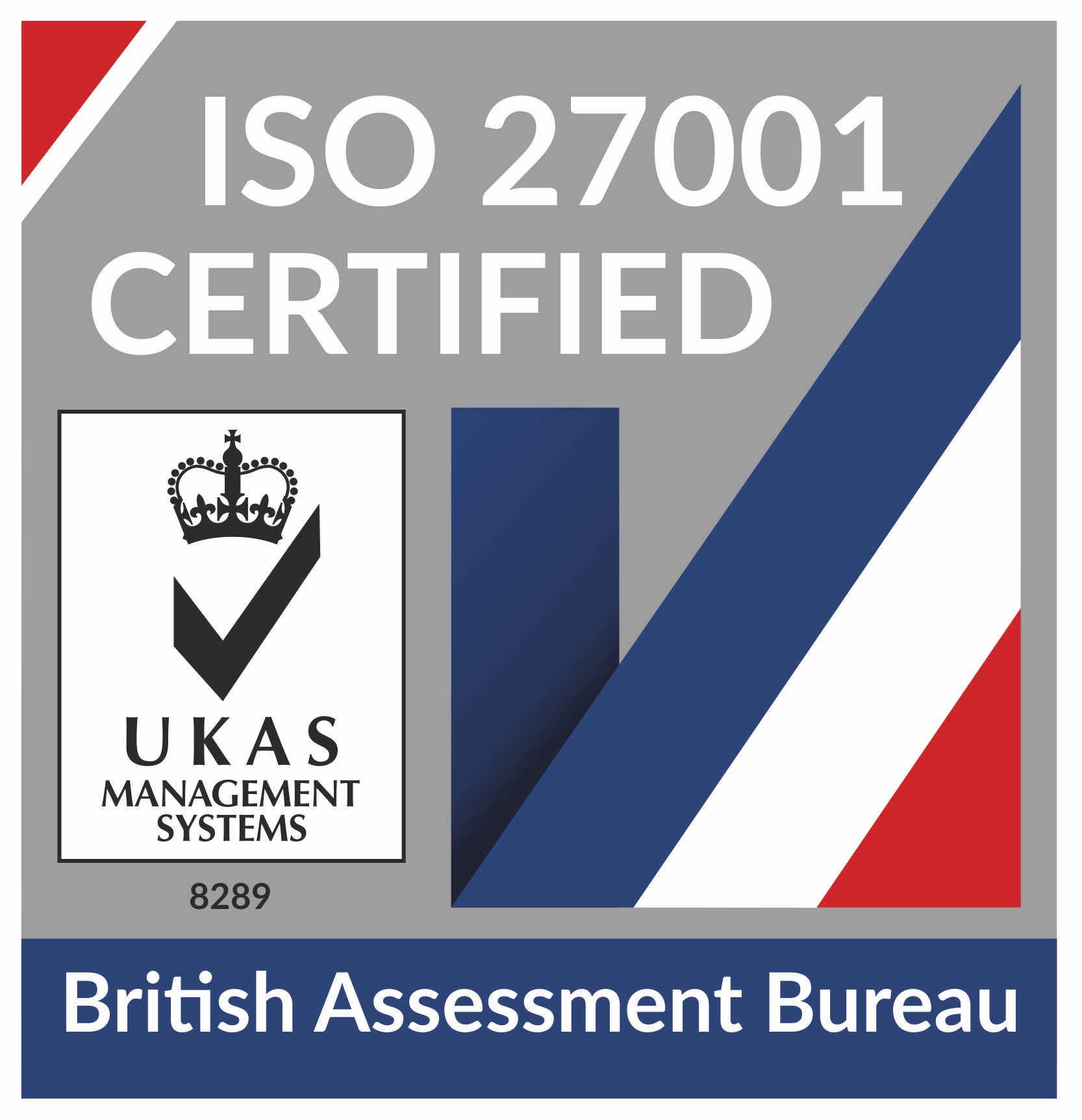 Vantage UKAS ISO 27001 certification